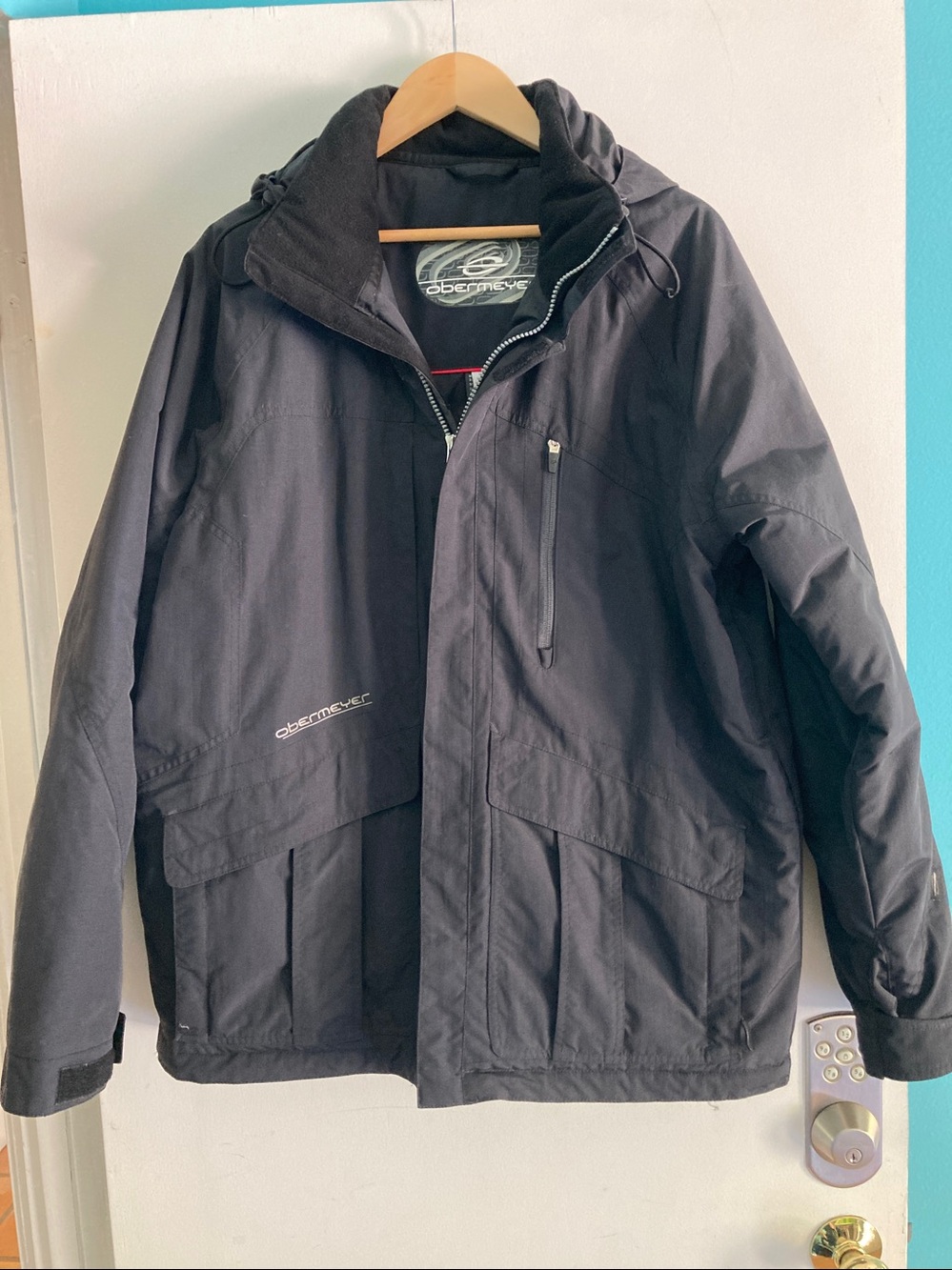 Obermeyer Raze Mens Ski Jacket Size M Waterproof Insulated Parka Snowboard